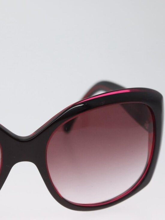 CHANEL COCO Mark Sunglasses plastic Red 5183-A CC Auth BA11304 main image 5